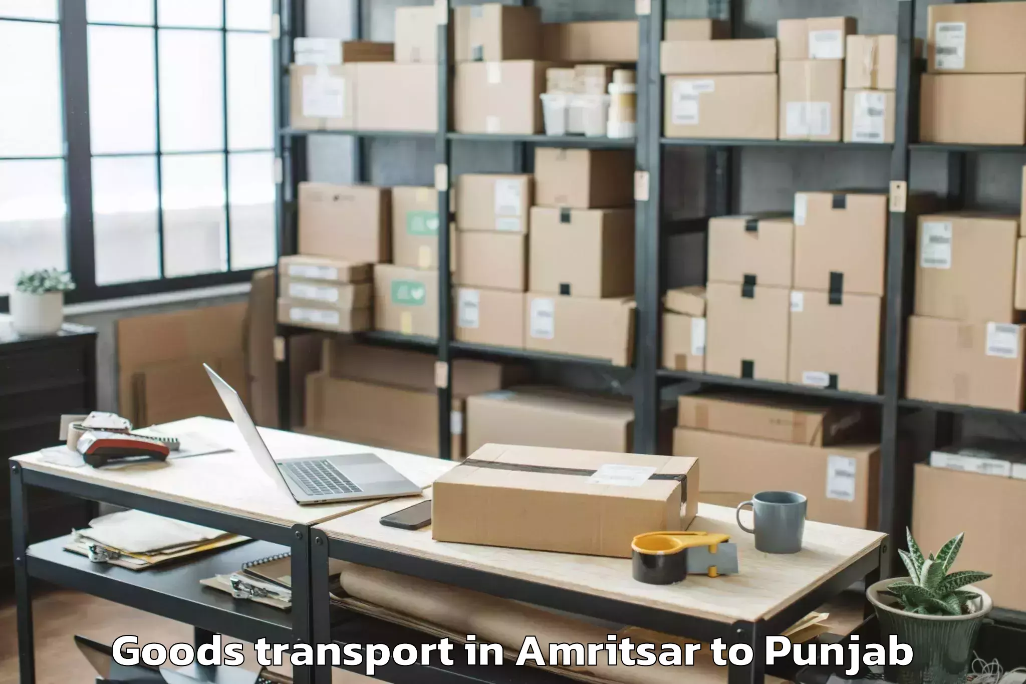 Efficient Amritsar to Jainpur Goods Transport